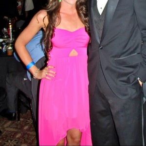 BCBGeneration high-low pink dress